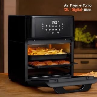 Fritadeira Air Fryer Mondial Oven 12l Afon-12l-bg Preta