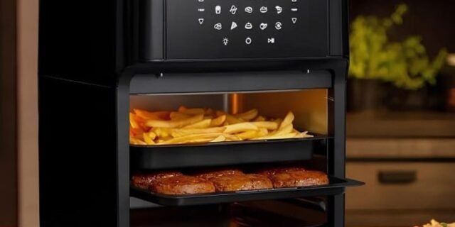 Fritadeira Air Fryer Mondial Oven 12l Afon-12l-bg Preta