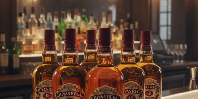 Whisky Escocês Chivas Regal 12 anos 1litro caixa com 6 unidades