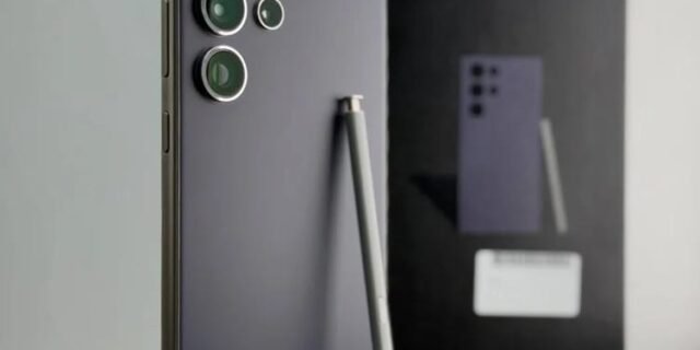 Smartphone Samsung Galaxy S24 Ultra 6,8″ Galaxy AI 256GB Titânio Preto 5G 12GB RAM Câm. Quádrupla 200MP + Selfie 12MP Bateria 5000mAh Dual Chip
