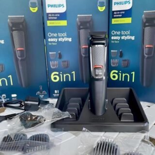 Aparador De Pelos Barbeador Philips Multigroom 6 Em 1 Mg3711