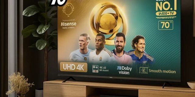 Hisense Smart TV UHD 4K DLED 70″ Polegadas 70A6N com HDR10+ Dolby Vision Game Mode Controle por Voz Alexa Built-In AirPlay
