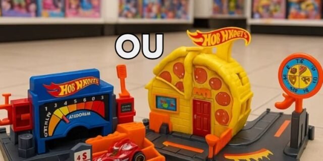 Hot Wheels City Pista de Brinquedo Coleção de Lugares Surpresa para crianças a partir de 4 anos