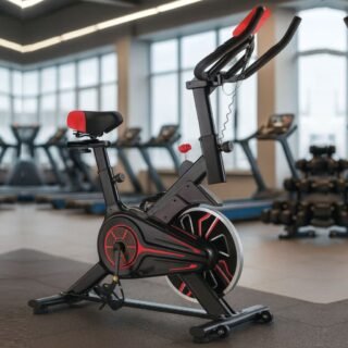 Bicicleta Ergométrica Spinning Mecânica Ahead Roda 6 Kg Preto/vermelho