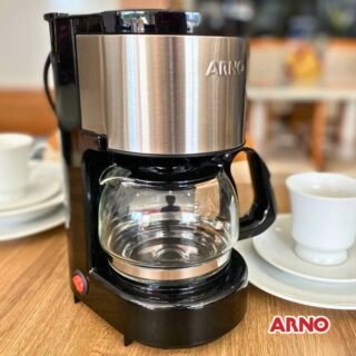 Cafeteira Elétrica Arno Perfectta Inox CFPI 12 Xícaras – 110v