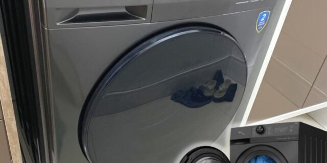 Lava e Seca 10,5kg Midea HealthGuard Titanium Conectada