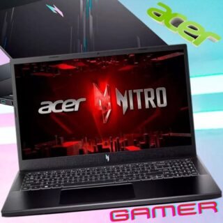 Notebook Acer Nitro V15 ANV15-51-58AZ 13 Geração Intel Core i513420H, 8GB RAM, 512GB SSD, NVIDIA RTX 3050, 15.6 FHD LED IPS 144Hz, W11
