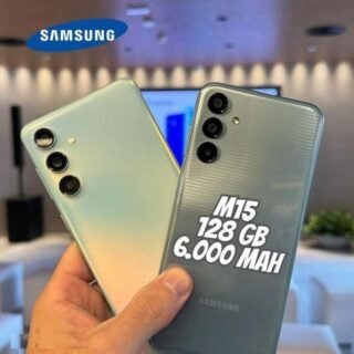 Galaxy M15 5G, 6.000mAh, Câmera Tripla até 50MP, 128GB – Cinza