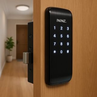 Fechadura Digital Eletrônica Resistente À Maresia Sl125 Papaiz