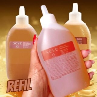 Refil Óleo Desodorante Corporal Sève Rosas e Amêndoas 200 ml