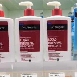 Neutrogena Hidratante Corporal Intensivo Norwegian, Sem Fragrância, 400ml