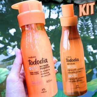Kit Body Splash E Creme Sorbet Nutritivo Tododia Manga Rosa E Água De Coco