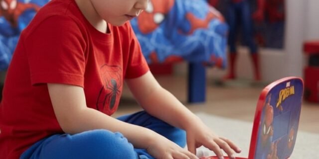 Candide, Laptop Infantil, Homem-Aranha, Brinquedo Educativo – Bilíngue