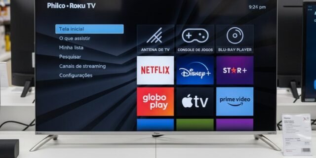 Smart TV 50” Philco PTV50G7PR2CSB 4K Roku TV Led Dolby Audio