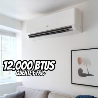 Ar Condicionado Split HQ Hi Wall Inverter 12.000 BTU/h Quente e Frio Monofásico Branco VIHT12KCH3S2S23 – 220V