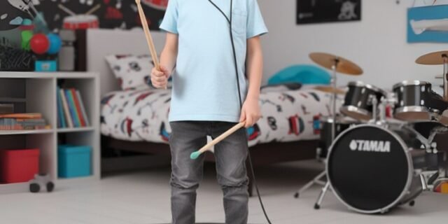 VEDO Kit de bateria eletrônica portátil VD-SJG