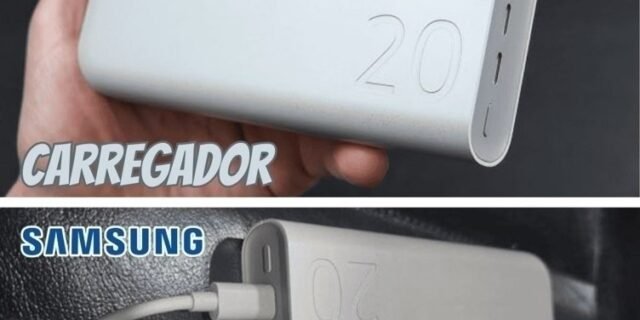 Carregador Portátil Samsung 3 Portas 20000mah