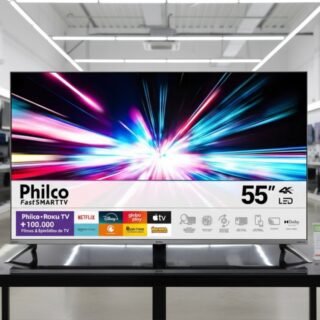 Smart Tv 55 Philco 4k Uhd Led Roku Tv Dolby Audio P55cra
