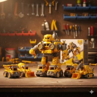 Robô Carrinho Brinquedo 5 em 1 Construbots