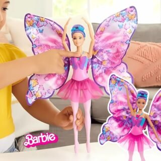 Barbie Fantasia, Boneca Bailarina E Borboleta Com Transformação 2 Em 1