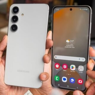 Celular Samsung Galaxy S24 FE 5G 128GB 8GB RAM Tela 6.7″ Câm. Tripla 50+12+8MP Frontal 10MP, Galaxy AI – Cinza