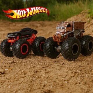 Hot Wheels Monster Trucks Veículo de Brinquedo Pacote Surpresa 2 Carros