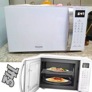 Panasonic Micro-ondas 34L Branco 220v NN-ST65LWRU