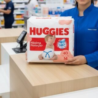 Fralda Huggies Supreme Care M – 40 fraldas