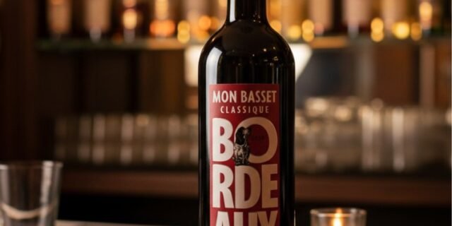 Vinho AOC Bourdeaux Mon Basset Classique 2019 Mon Basset Merlot 2019