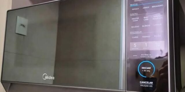 Micro-ondas 20l Prata Porta Espelhada Mastercook Midea