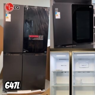 Refrigerador Side By Side Lg De 02 Portas Frost Free Com 647 Litros Black Inox – Gc-v257sqv – 110v