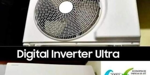 Samsung Ar-condicionado Split Digital Inverter Ultra Connect AI 9.000 BTUs Frio AR09DYFZAWKNAZ