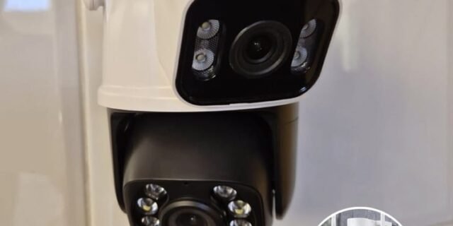 Câmera de Segurança Wifi Full Hd Externa Maxnova Prova D’água Lente Dupla Ip66