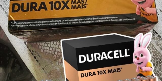 Duracell Pilha Alcalina AA OU AAA Pequena Com 24 Unidades