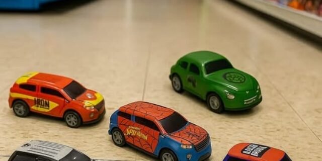 Kit Carrinhos Marvel Avengers Hero Machine – Candide 5 Peças