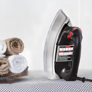 Ferro De Passar A Seco Vfa1110tm2 Base Alumínio Black Decker – Preto