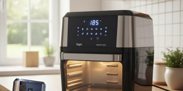 Fritadeira Sem Óleo E Forno Elétrico Oven Fry 12l 4×1 Elgin 127V