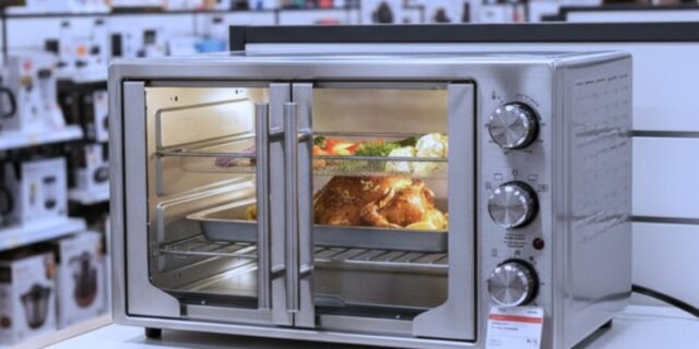 Forno e Fritadeira Sem Óleo Oster 42L French Door 2 em 1-127V