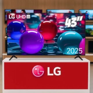 Smart TV 4K 43 LG UHD 43UA75 4K Super Upscaling Google Cast Alexa Integrado Controle Remoto Padrão WebOS 25