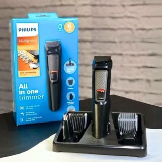 Aparador de Pelos 6 em 1 Philips Series 3000 MG3711/15 Multigroom Bivolt – máquina de barba com 6 Acessórios