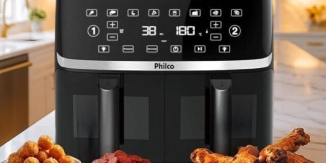 Air Fryer Philco 10L Cesto Duplo 2000W PAF10A 127V