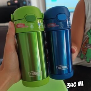 Garrafa Thermos Blue Funtainer 340 ml Azul