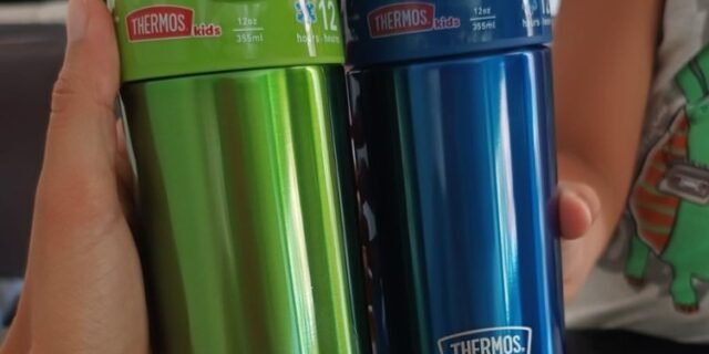 Garrafa Thermos Blue Funtainer 340 ml Azul