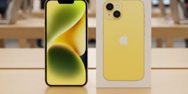 Apple iPhone 14 (128 GB) – Amarelo