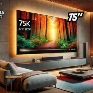 Smart Tv Dled 75 4k Toshiba Vidaa 4 Hdmi 2 Usb Wi-fi Tb033m
