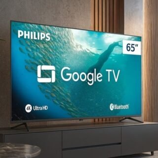 Smart TV LED 65″ Ultra HD 4K Philips 65PUG7019/78 com Google TV, Comando de Voz, Wi-Fi, Entradas HDMI e USB