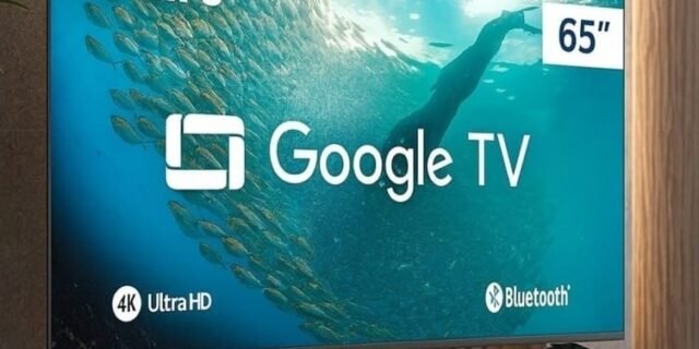 Smart TV LED 65″ Ultra HD 4K Philips 65PUG7019/78 com Google TV, Comando de Voz, Wi-Fi, Entradas HDMI e USB