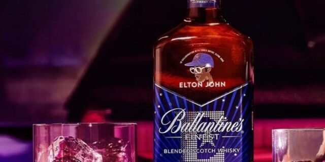 Whisky Escocês Blended Finest Elton John Ballantine’s Garrafa 750ml