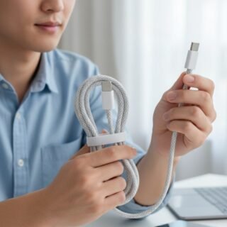 Cabo USB-C Tipo C 60w Trançado De Nylon Compativel com Iphone 15,15 Pro/Max, Compativel iphone16,16 Pro/Max IOS/Android Certificado Premium Reforçado