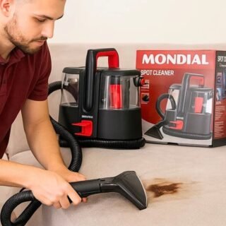 Extratora e Higienizadora Portátil Deep Cleaner I, Mondial, Preto/Vermelho, 1650W, 220V – EXP-01-R